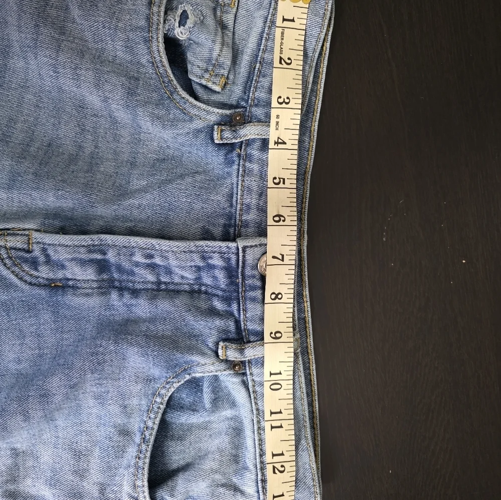 PacSun Los Angeles Denim Jean Womens High Rise Straight Button Fly Jean Size 26